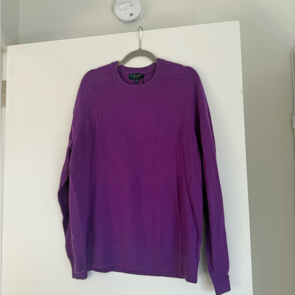 Men's Purple Crewneck Sweater